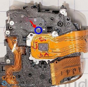 Шестерня фокусировки Canon A3000 и др, копия